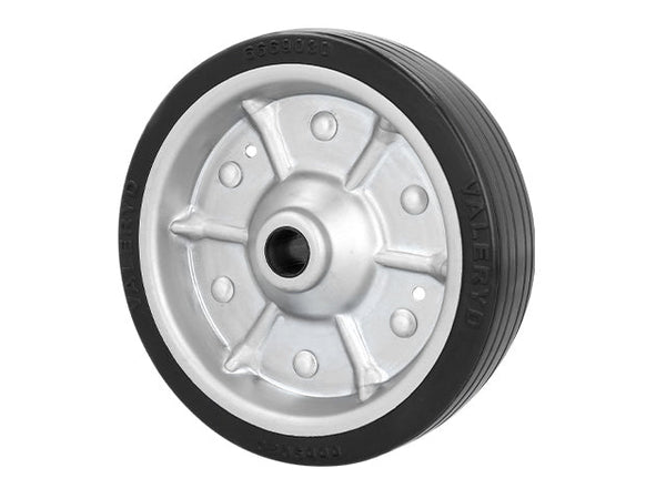 Replacement wheel for jockey wheel 200x50 Metal rim. Solid rubber wheel Ø20mm/55mm 300kg