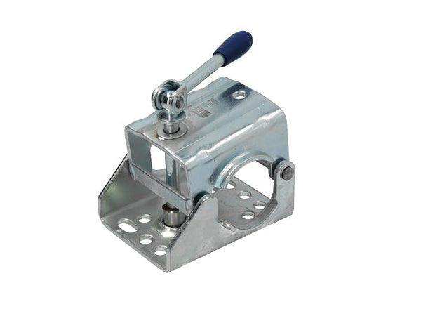 Jockey wheel clamp Ø60mm plate foldable crank cc=105/70