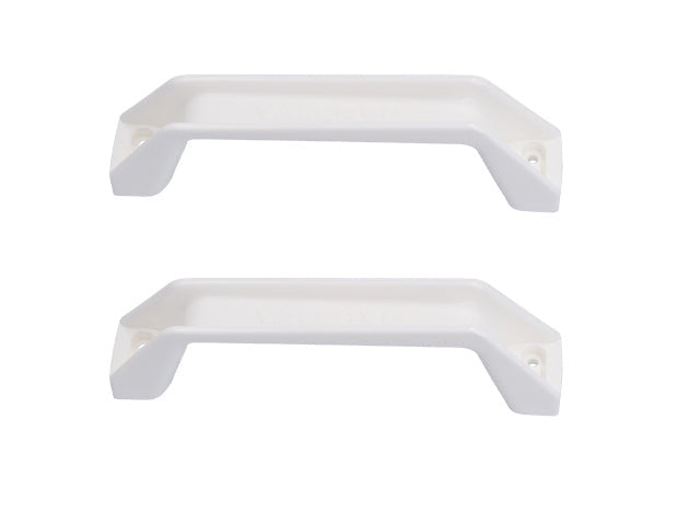 Grab handle 180x35mm white (2 pack)