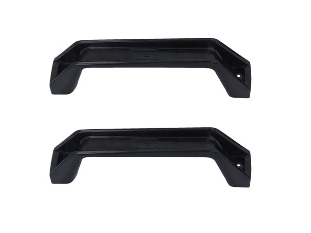 Grab handle 180x35mm black (2 pack)