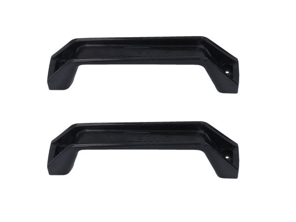 Grab handle 180x35mm black (2 pack)