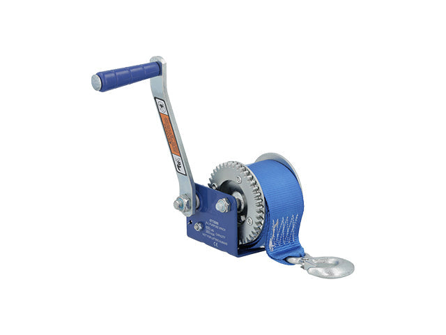 Winch VALERYD 800lbs/350kg Including strap 50mm x 7m