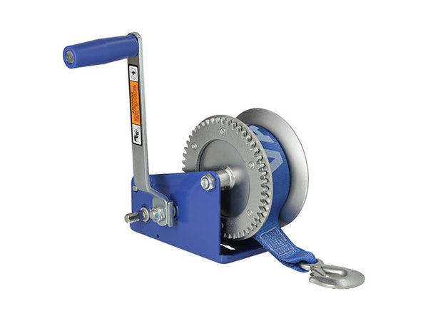 Winch VALERYD 1800lbs/800kg Including strap 50mm x 10m