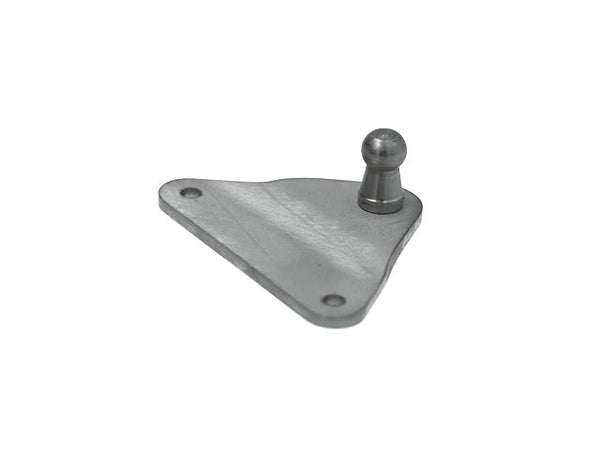 Ball socket support triangular stainless Ø10