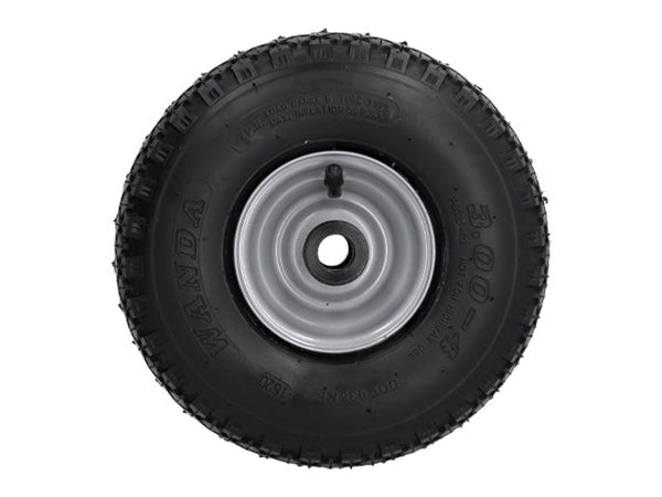 Pneumatic tyre Metal rim ; 4.10/3.50-4 (260x85 mm); 2 sliding bearing ; 20/88 mm; 200 Kg