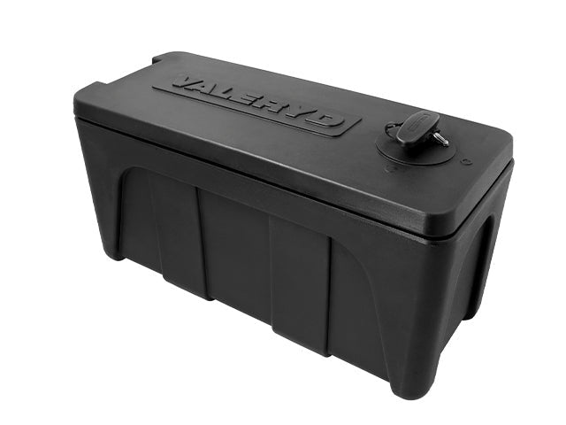 Storage Box, drawbar box Plastic 25 kg 520x230x265mm , black