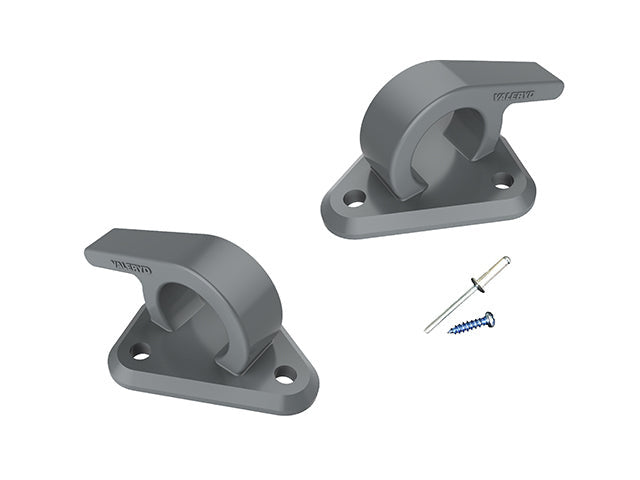 Hook for cargo nets with screw (10-pack)