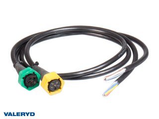 Adapter Aspöck/Fristom from bayonet to loose cable , 6-pin left/right , 1 m cable (2 pack)