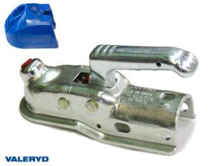 Coupling head 3000 kg AK300/52 Ø50 mm tube , crossed/horizontal hole template CC=40/50