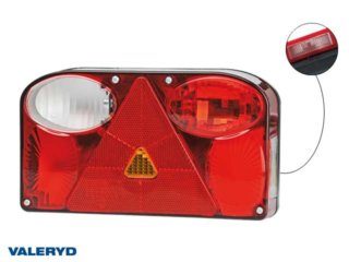 Rear light Left 238x138x55 Sign light, reverse light, fog light, 6-pol Bayonet connection